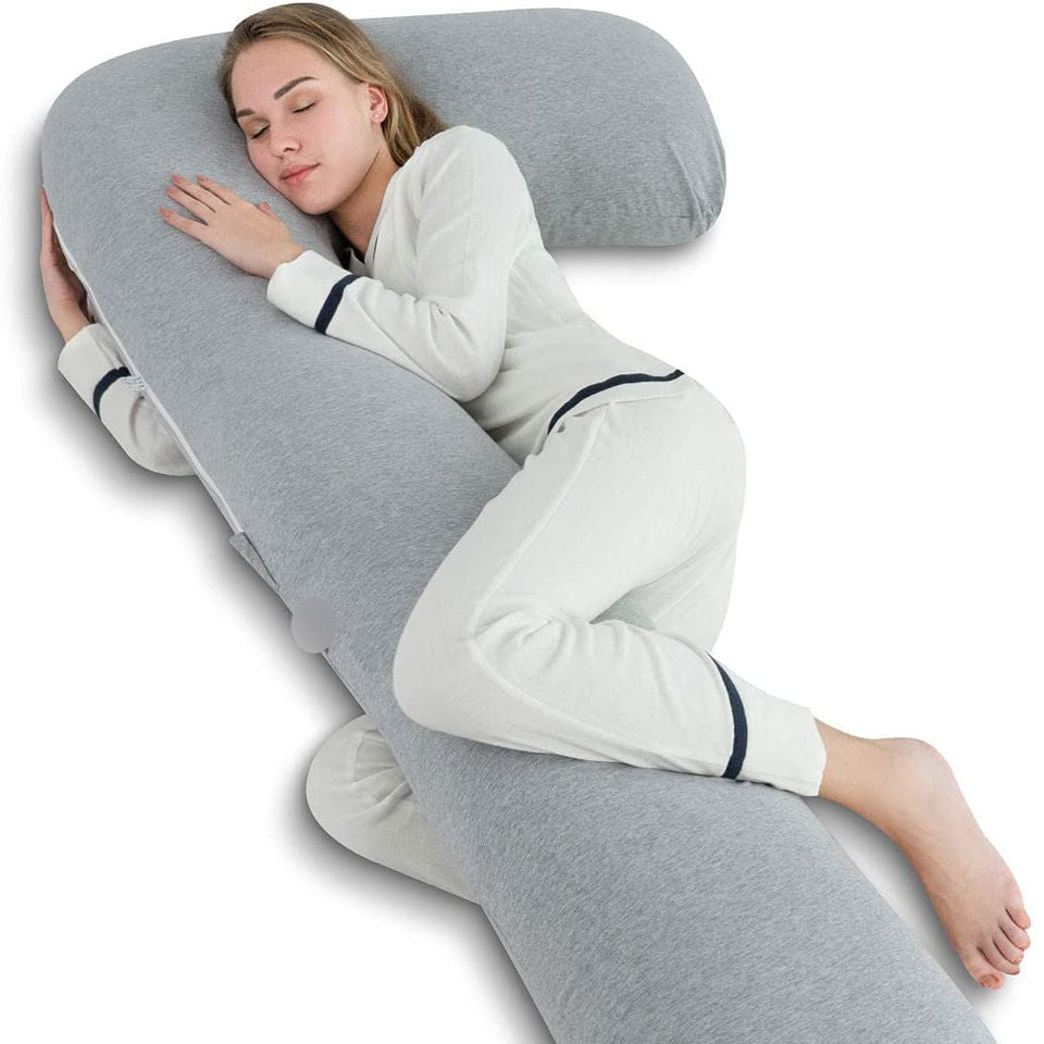 Almohada Cojin Hergonomico Forma L Para Cuerpo Entero