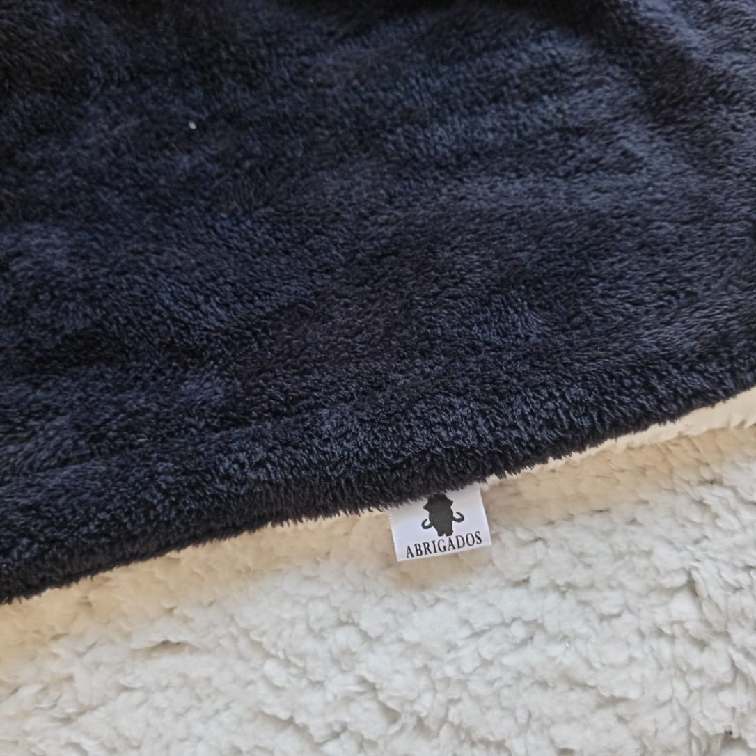 Cobija Termica Sherpa Cama Doble Negro