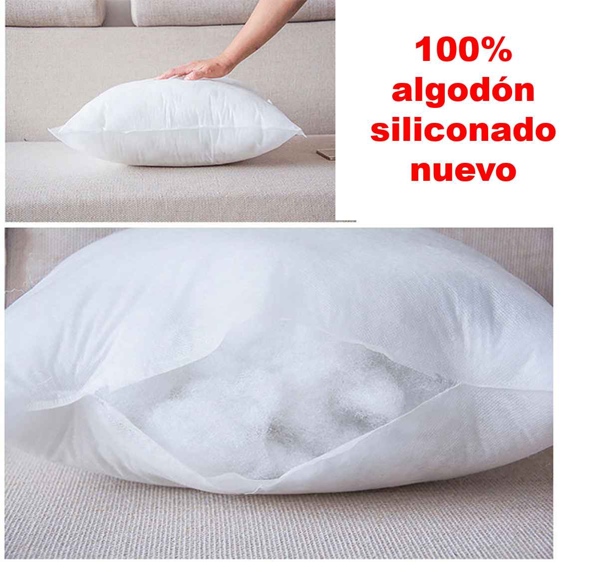 Relleno Para Cojin 40x40 300 grs 2 und