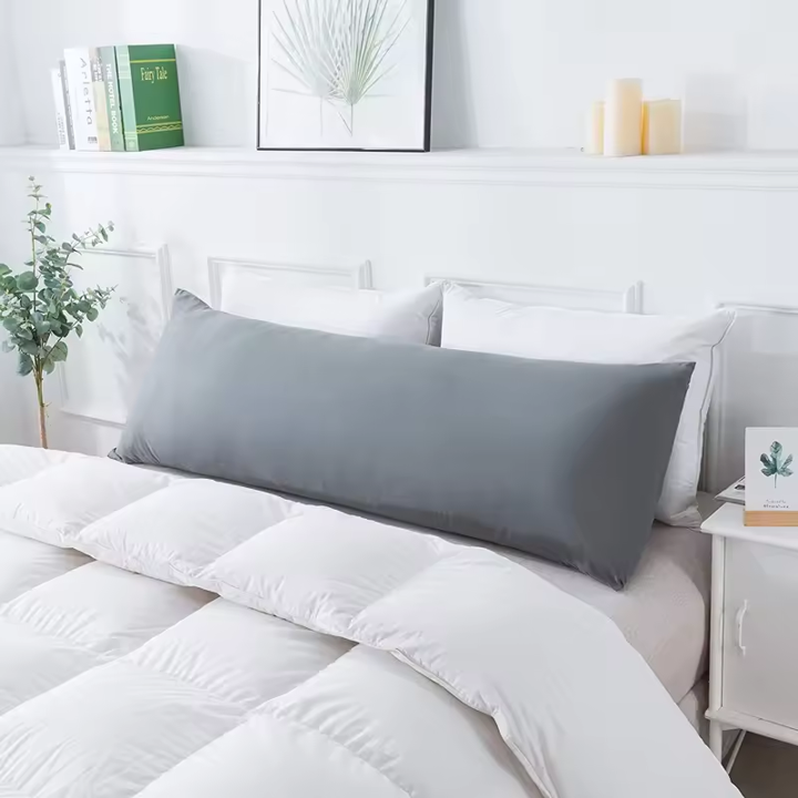 Almohada Corporal Peluche 150x50 cm Gris