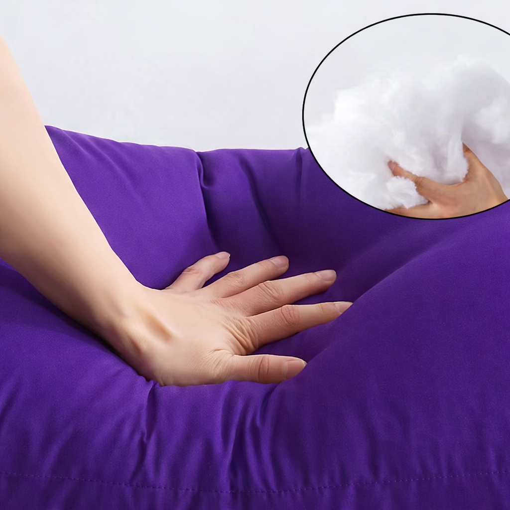 Almohada Corporal Peluche 150x50 cm Morado
