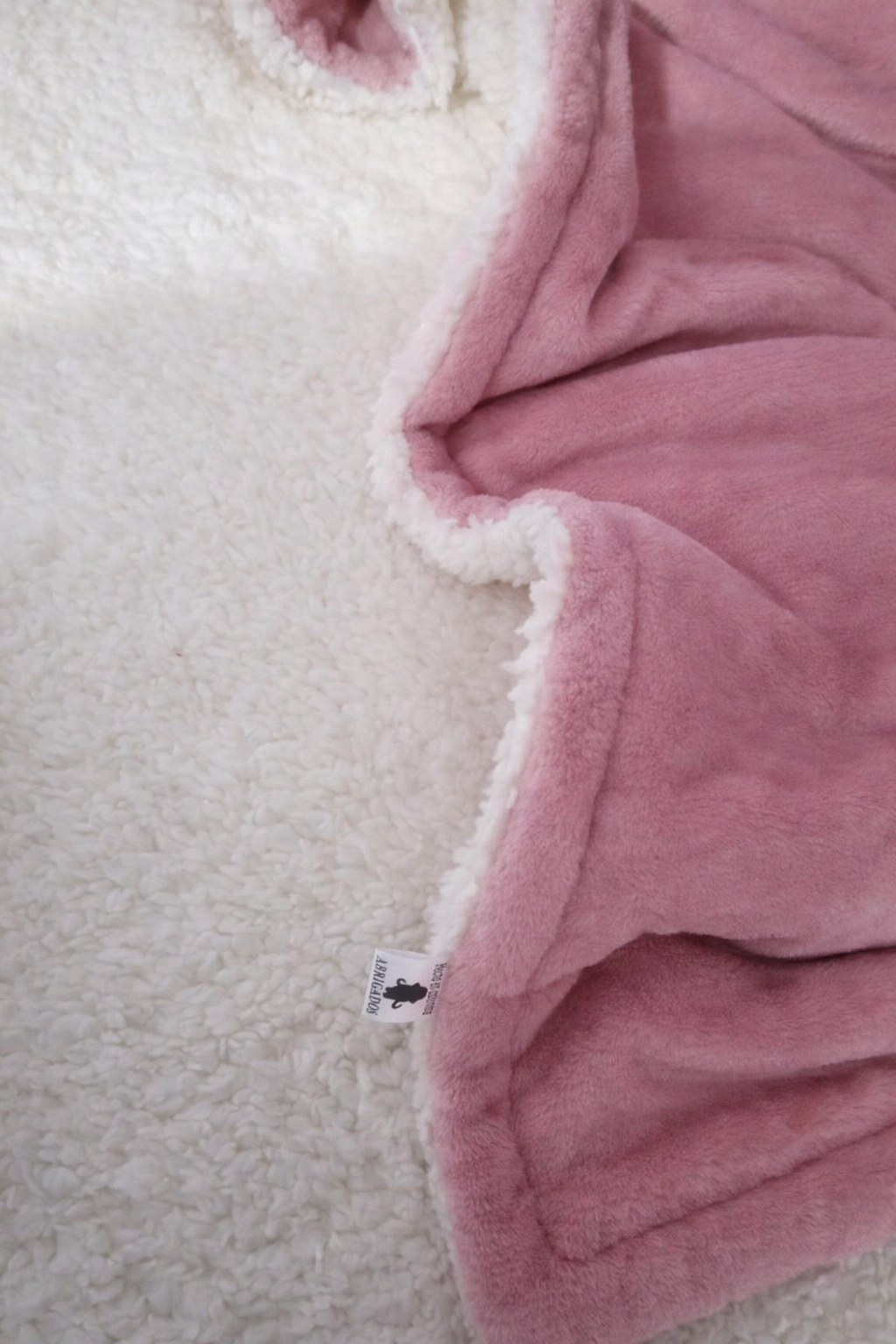 Cobija Termica Sherpa Cama Doble  rosado